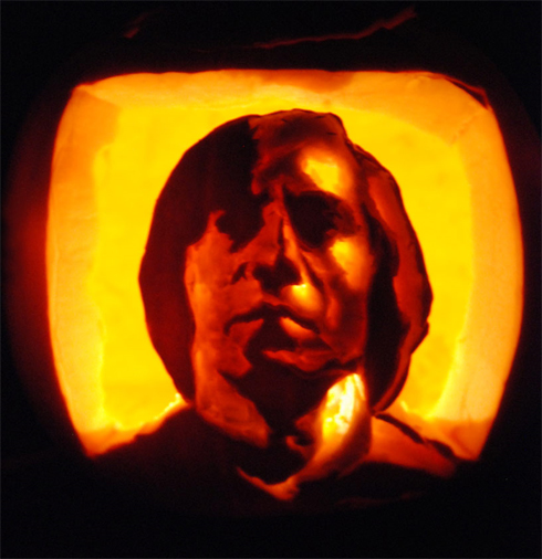 Anton Chigurh Jack'o'lantern