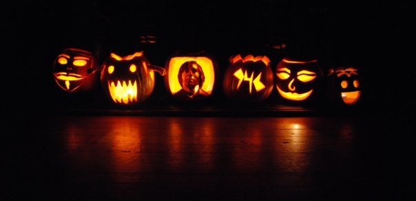 Anton Chigurh jack'o'lantern 2