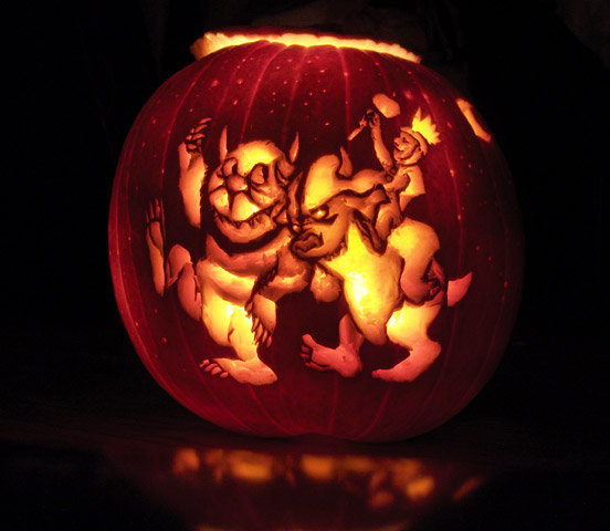 Where the Wild Things Are jack'o'lantern