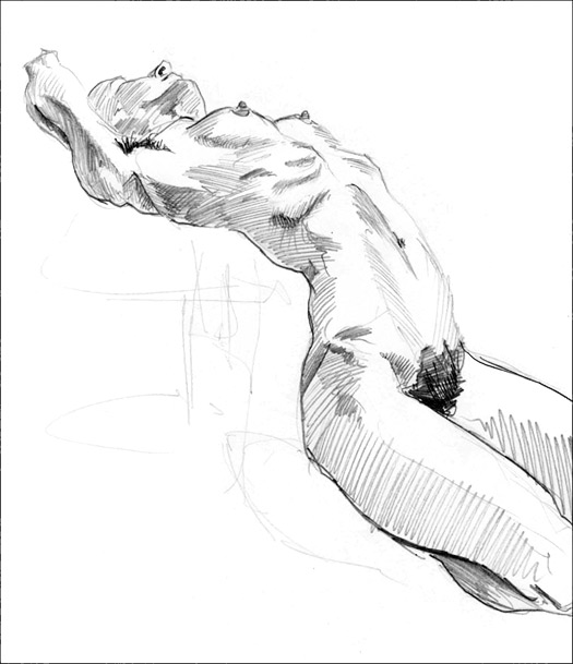 Figure Study -- Pencil 1