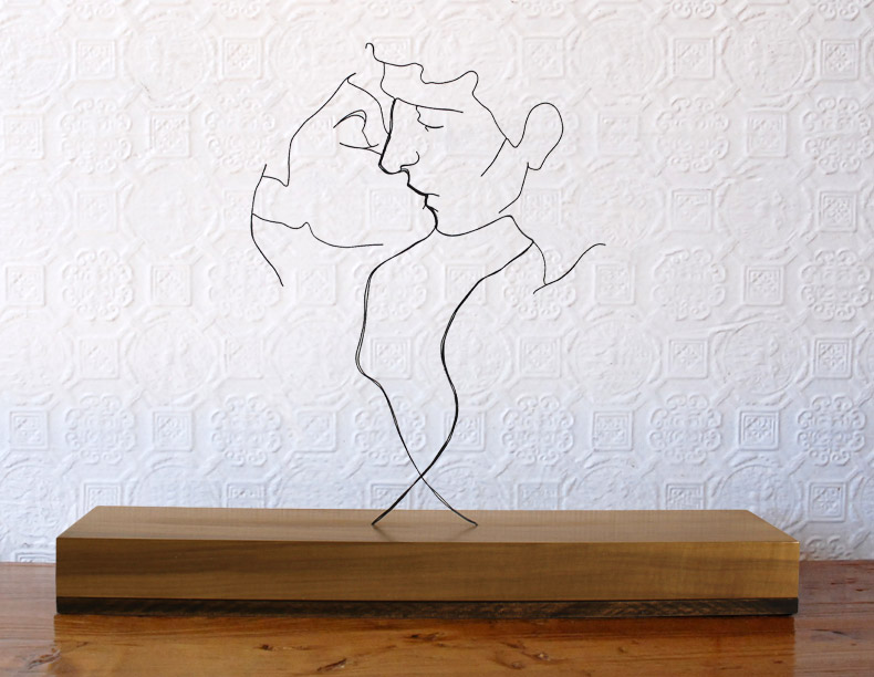 "Her Back" wire sculpture
