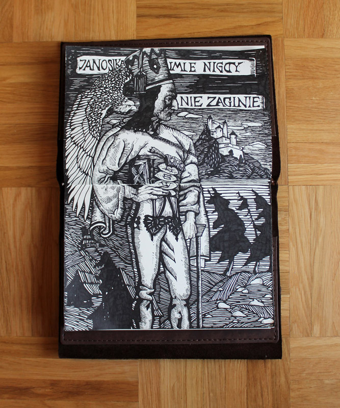 Switzerland sketchbook -- "Juraj Janosik, Copy from a Wood Cut"